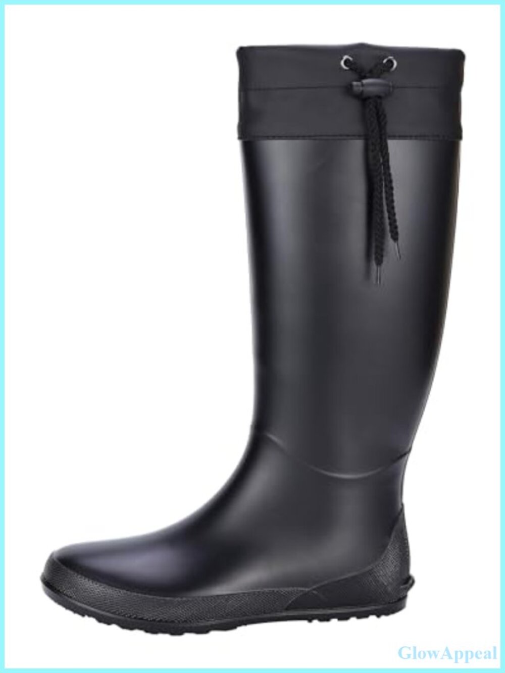 Tall Rubber Rain Boots Packable Lightweight Knee High Waterproof